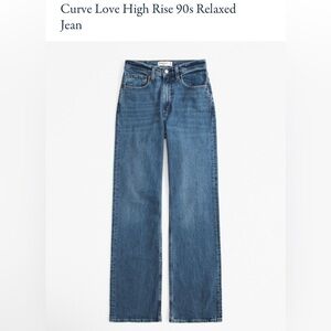 A & F 90s high rise relaxed fit